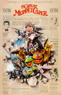 <i>The Great Muppet Caper</i> 1981 film directed by Jim Henson