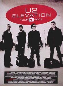 Elevation Tour concert tour by Irish rock band U2