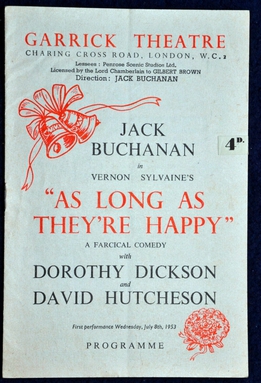 <i>As Long as Theyre Happy</i> (play) 1953 play