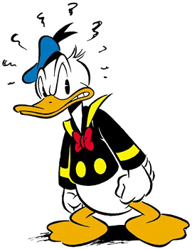 Donald Duck angry transparent background.png