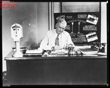 File:Carl C. Magee at desk.jpg