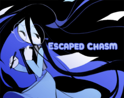 <i>Escaped Chasm</i> 2019 adventure game developed by Temmie Chang
