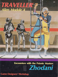 <span class="mw-page-title-main">Traveller Alien Module 4: Zhodani</span> 1985 Science-fiction role-playing game supplement