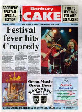 <i>Banbury Cake</i> (newspaper) English free newspaper