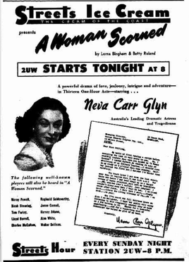 <i>A Woman Scorned</i> (radio serial) 1951 Australian radio serial