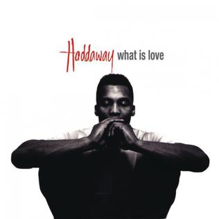 Omslagsbild för låten What is love av Haddaway