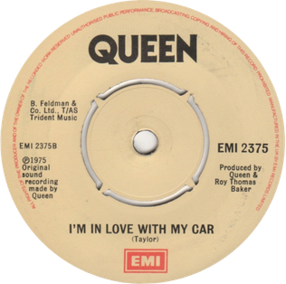 <span class="mw-page-title-main">I'm in Love with My Car</span> 1975 song by Queen