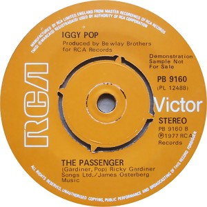 <span class="mw-page-title-main">The Passenger (song)</span> 1977 song by Iggy Pop