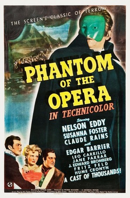 <i>Phantom of the Opera</i> (1943 film) 1943 horror film directed by Arthur Lubin