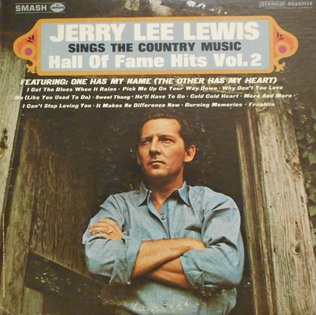 <i>Sings the Country Music Hall of Fame Hits, Vol. 2</i> 1969 studio album by Jerry Lee Lewis