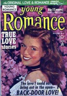 Young Romance #15 (Nov. 1949), with photographic cover.