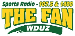WDUZ and WDUZ-FM are radio stations serving the Green Bay, Wisconsin area, simulcasting a Sports Talk format as 