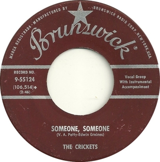 <span class="mw-page-title-main">Someone, Someone</span> 1959 song by the Crickets