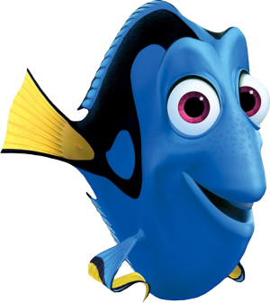 cartoon fish dory