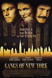 <i>Gangs of New York</i> 2002 film directed by Martin Scorsese