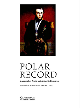 File:Polar Record journal, 2014, Vol 50, front cover.png