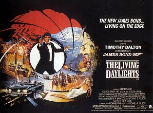 <i>The Living Daylights</i> 1987 spy film in the James Bond series directed by John Glen