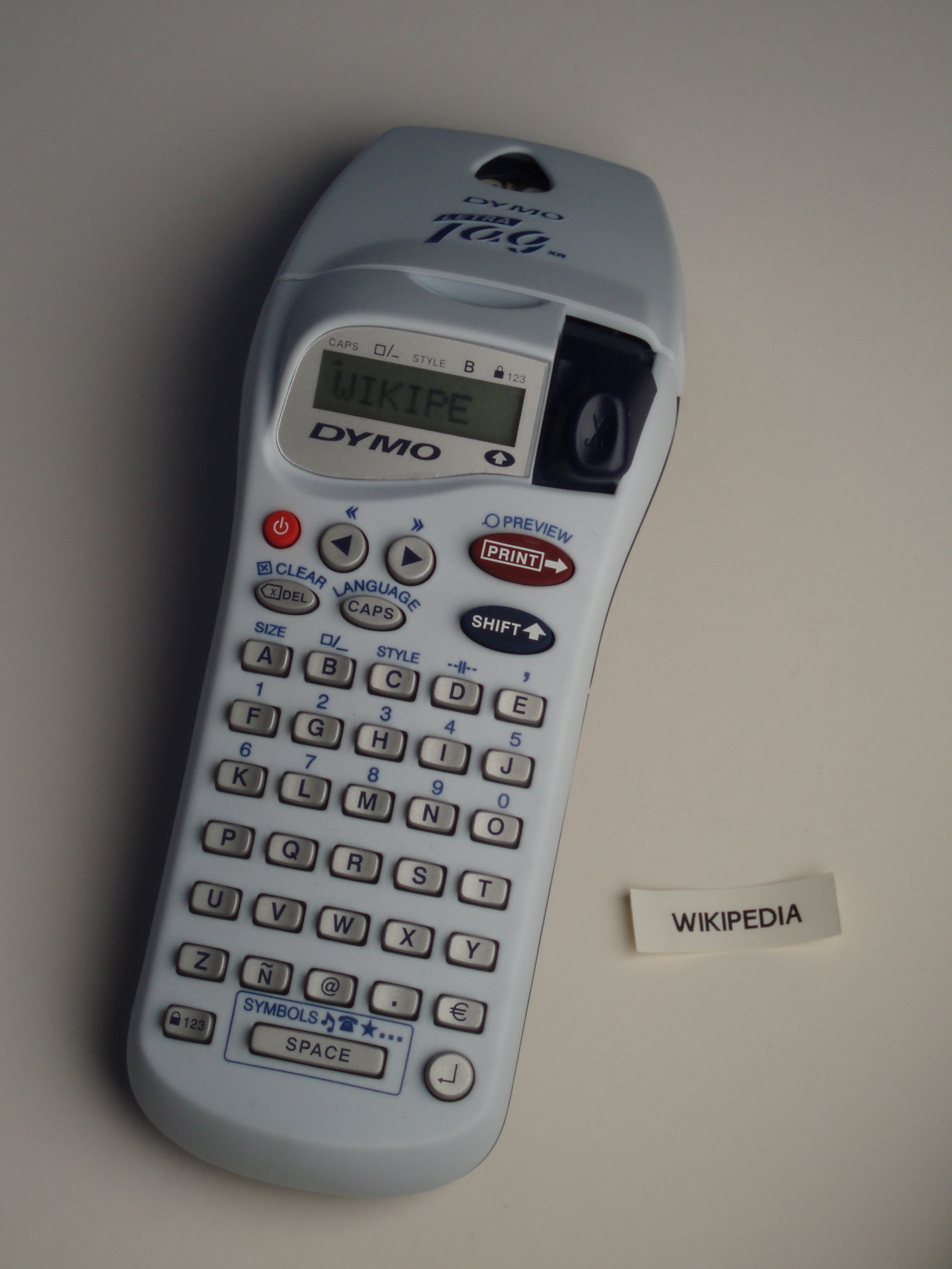 Dymo Letratag Xr Label Maker User Manual