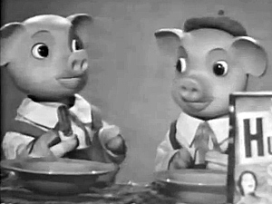 Pinky and Perky is a children's television series first broadcast by BBC TV in 1957, and revived in 2008 as a computer-animated adaptation.