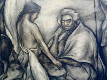 File:Detail of charcoal and sanguine mural by Juliette May Fraser, 1939.jpg