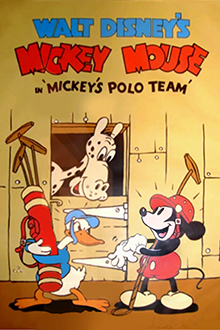 <i>Mickeys Polo Team</i> 1936 Mickey Mouse cartoon