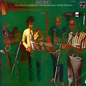 <i>Altissimo</i> (album) 1973 studio album by Gary Bartz, Lee Konitz, Jackie McLean, Charlie Mariano