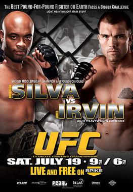 <span class="mw-page-title-main">UFC Fight Night: Silva vs. Irvin</span> UFC mixed martial arts event in 2008