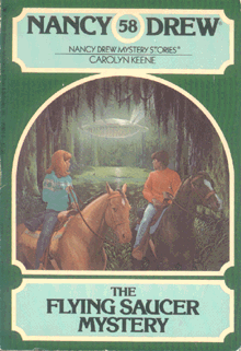 <i>The Flying Saucer Mystery</i> Nancy Drew 58, published 1980