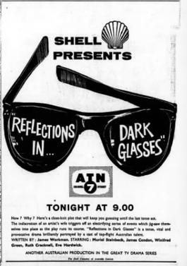 <span class="mw-page-title-main">Reflections in Dark Glasses</span> 12th episode of the 1st season of Shell Presents