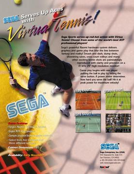 <i>Virtua Tennis</i> (video game) 1999 sports video game