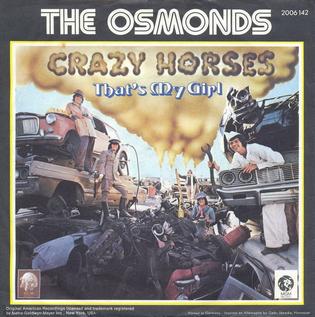 Crazy Horses 1972 single by The Osmonds