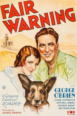 <i>Fair Warning</i> (1931 film) 1931 film