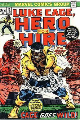 Luke Cage, Hero for Hire #15 (Nov. 1973). Cove...