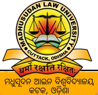 <span class="mw-page-title-main">Madhusudan Law University</span> Law University in Cuttack, Odisha