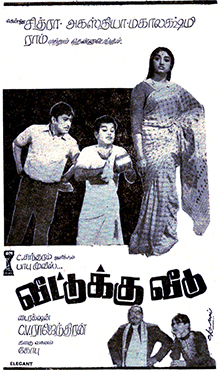 <i>Veettuku Veedu</i> 1970 film by C. V. Rajendran