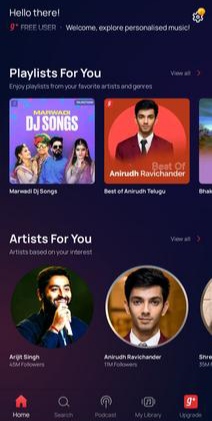 <span class="mw-page-title-main">Gaana (music streaming service)</span> Indian commercial music streaming service