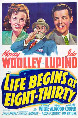 <i>Life Begins at Eight-Thirty</i> 1942 film by Irving Pichel