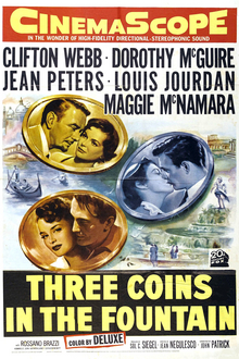 <i>Three Coins in the Fountain</i> (film) 1954 film by Jean Negulesco