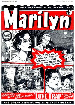 <i>Marilyn</i> (comics) British weekly girls romance comic