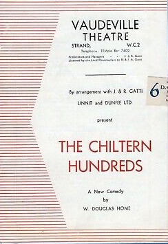 Programme for original production The Chiltern Hundreds (play).jpg