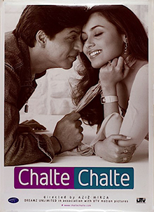 <i>Chalte Chalte</i> (2003 film) 2003 Indian film by Aziz Mirza