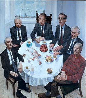Gallus Gallus with Still Life and Presidents by Stuart Pearson Wright winner in 2001