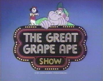 The title card for The Great Grape Ape Show