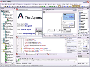 XMLSpy XML editing integrated development environment