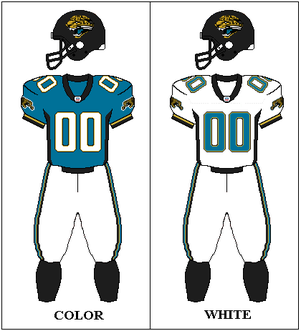 jaguars first uniforms