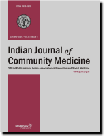 <i>Indian Journal of Community Medicine</i> Academic journal