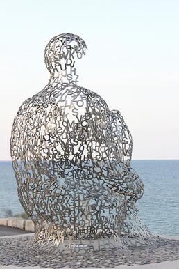 <i>Spillover II</i> Sculpture by Jaume Plensa