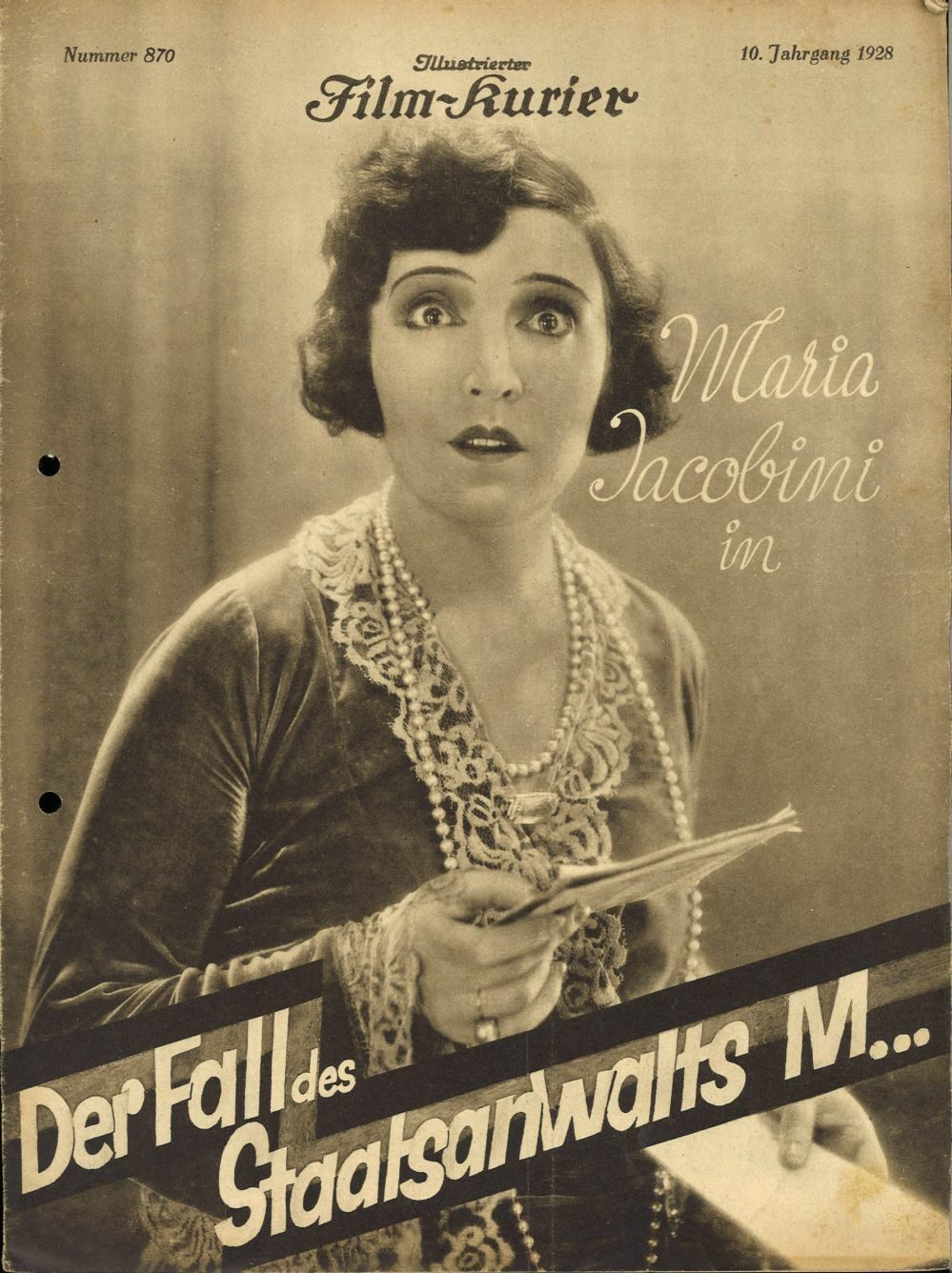 <i>The Case of Prosecutor M</i> 1928 film