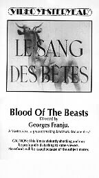 <i>Blood of the Beasts</i> 1949 French film