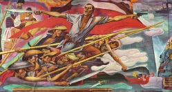 <i>Filipino Struggles Through History</i> 1964 painting by Botong Francisco